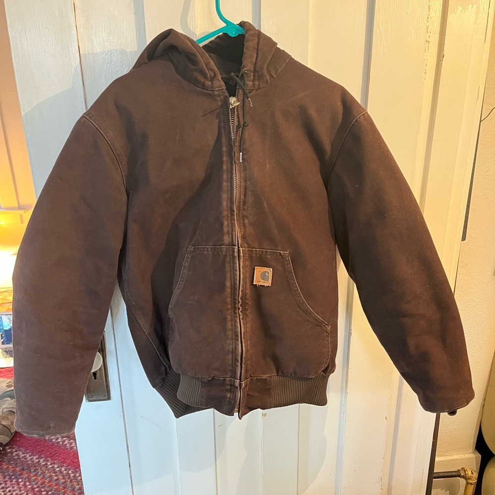 Carhartt Duck jacket with fleece lining